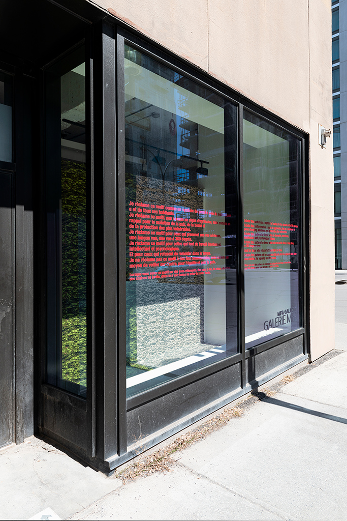 photo documentation of art installation