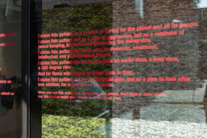 photo documentation of art installation